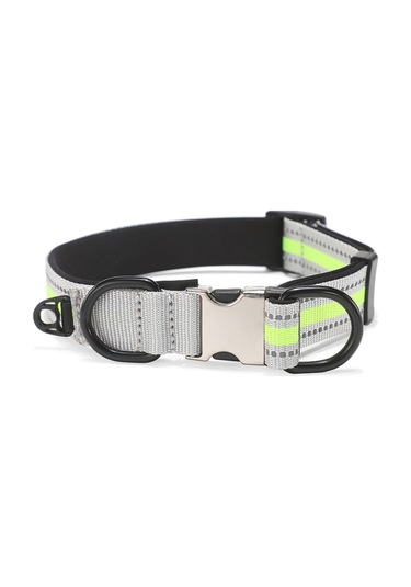 Evcil Hayvan Tasması For S Gümüş Siyah Kırmızı Haki