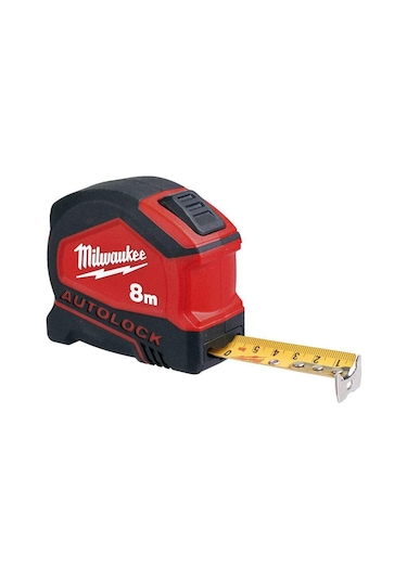 Milwaukee T4932464664 Ağır Hizmet Tipi Autolock Şerit Metre 8m