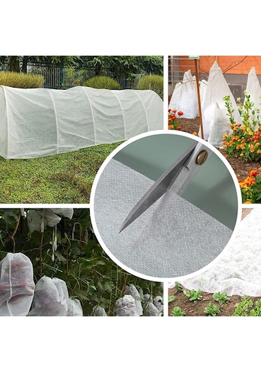 Homyl Bitki Örtüsü Yüzen Sıra Hafif Kalın Pratik Beyaz