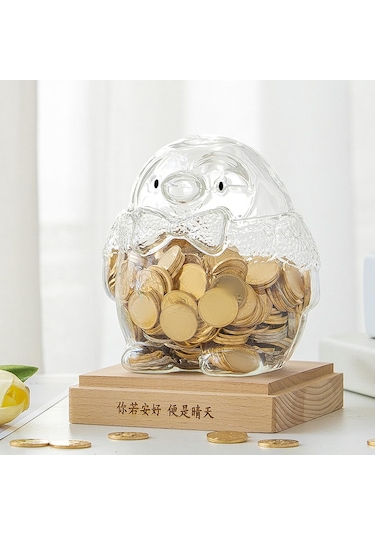 Dolıty Para Tasarrufu Pot Kavanoz Masa Üstü Dekorasyon Heykel 12cmx11,5cm