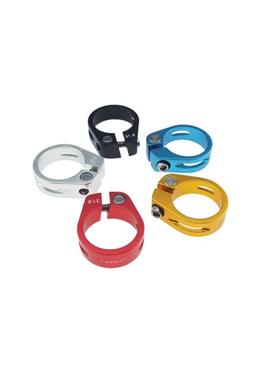 Suntek 31.8mm Seatpost Kelepçe Tüp Klip Hızlı Bırakma Siyah