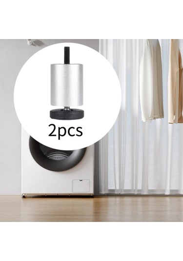 Suntek 2x Ayarlanabilir Mobilya Bacakları 8cm-gümüş Gümüş