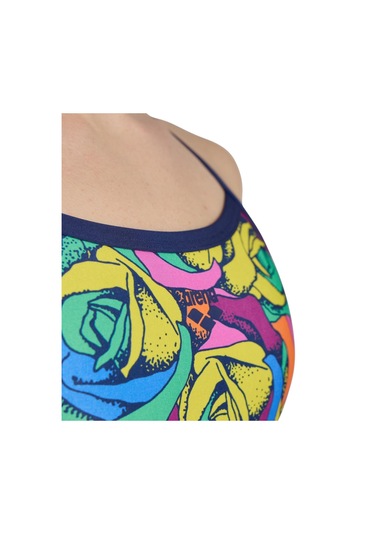 Arena Rose Parade Kadın Yüzücü Mayosu 006640907 Pembe - Sarı