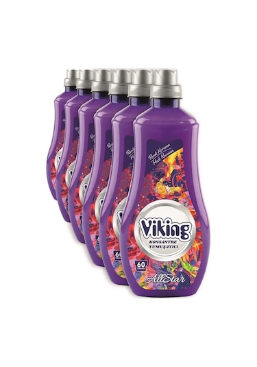 Viking Konsantre Çamaşır Yumuşatıcısı Allstar 6 x 1440 ML