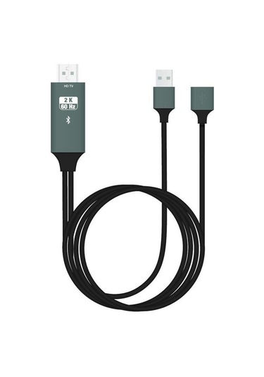 Ally HD Tv Lightning Type-C Micro USB HDMI Görüntü Aktarma Kablosu
