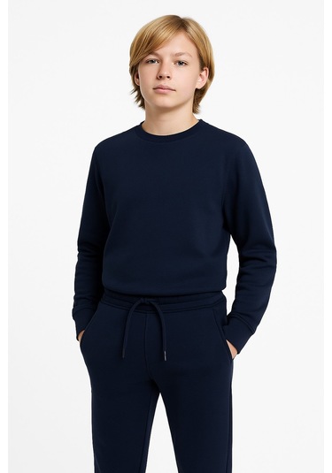 Beli Lastikli Çocuk Jogger Eşofman Altı - Alc Lacivert