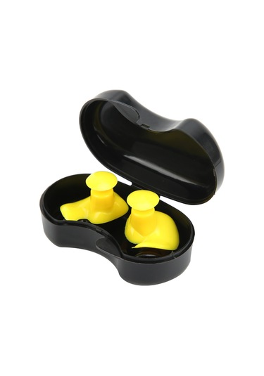 Çocuklar Ve Yetişkinler İçin Su Ve Toz Geçirmez Spiral Silikon Kulak Tıkacı, Yüzme Aksesuarları Sarı