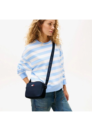 Tommy Hilfiger Kadın Çapraz Çanta Aw0aw17286c1g Mavı