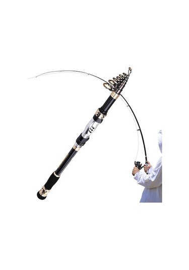 Novahub Olta Karbon Fiber 1.8m-3.6m Teleskopik Deniz Olta Kamışı 2.1 M 2.1 M