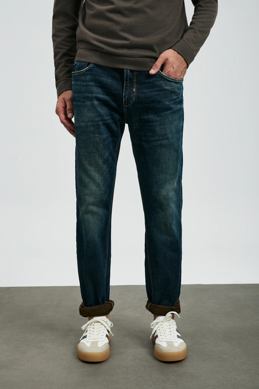 Lufian Chrıs Spor Jean Erkek Pantolon Slim Fit Mavi Mavi 112200227100300 Mavi Lufian Chrıs Spor Jean Erkek Pantolon Slim Fit Mavi Mavi 112200227100300 Mavi