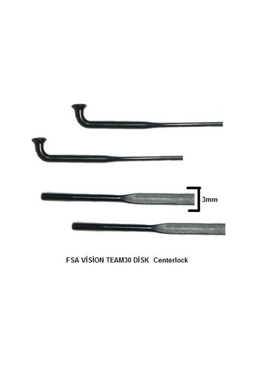 Fsa Vision Team30 Disk Clock 283mm Ön Sol Jant Teli 2 Adet