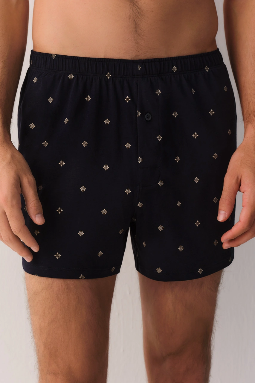 Suwen Treasure Modal Erkek Şort Sh26424603303 Lacivert