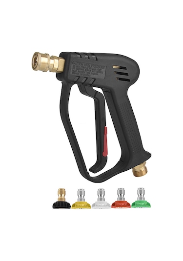 Springsun 4000psı Yüksek Basınçlı Yıkama Torbası - 30l/dak Akış Hızı, 5 Renkli Uç, Otomobil/ev Temizliği, Güvenlik Kilitli