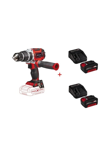 Einhell TP-CD 18/60 Li-ı Bl Solo Akülü Darbeli Vidalama + 2 x 4Ah Starter Kit Akü