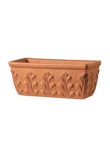 Cassetta Roma 54 Cm Toprak Saksı Terracota