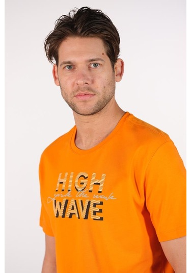 Arma Erkek Büyük Beden Bisiklet Yaka Tişört Y22374868301 Turuncu Arma Erkek Büyük Beden Bisiklet Yaka Tişört Y22374868301 Turuncu
