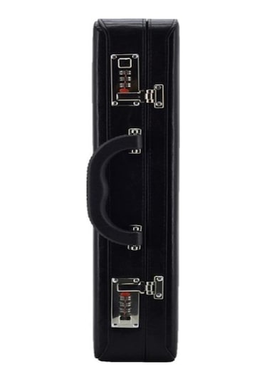 Bond Tipi Çanta Şifreli Evrak Çantası Siyah 14 Litre Siyah