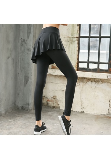 Jeemson "kadın Yoga Taytı - Hızlı Kuruma, Esnek, Yüksek Bel, Spor Ve Dans İçin" SiYAH