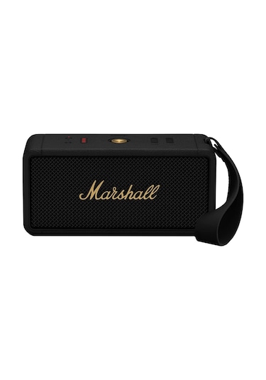 Marshall Middleton Black And Brass Bluetooth Hoparlör