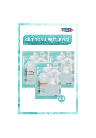 Frudia Air Snowy Dengeleyici Maske 3 x 25 ML