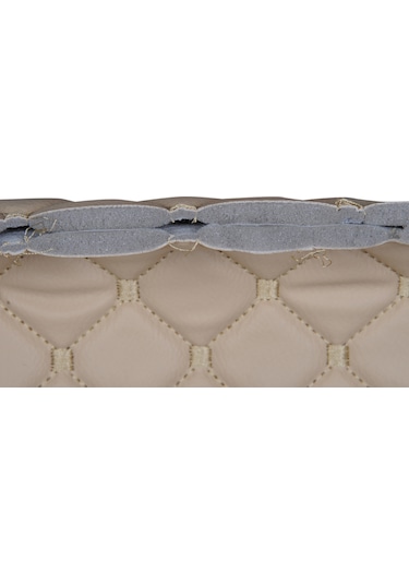 LANSE Yat Gemi Oto Döşemelik Kapitone Suni Deri KREM