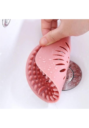 Süzgeçli Silikon Lavabo Ve Küvet Tıkacı Yuvarlak Lavabo Tıkacı Süzgeç Banyo Tıpa Banyo Süzgeç