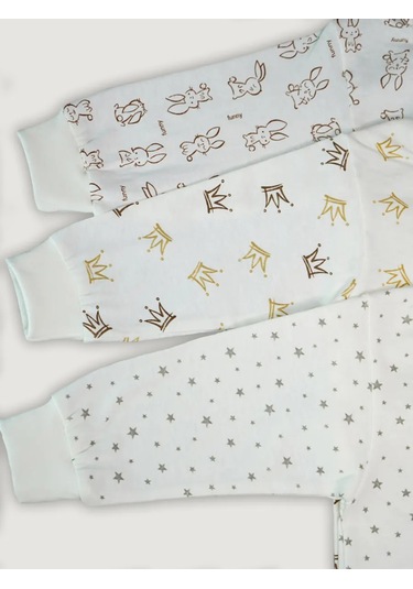 Gulilapuli Yeni Doğanlar İçin Üçlü Üst Takımları 32731213 Bej