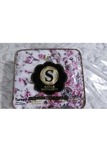 Sarar Battaniye Çift Kişilik Battaniye Pembe