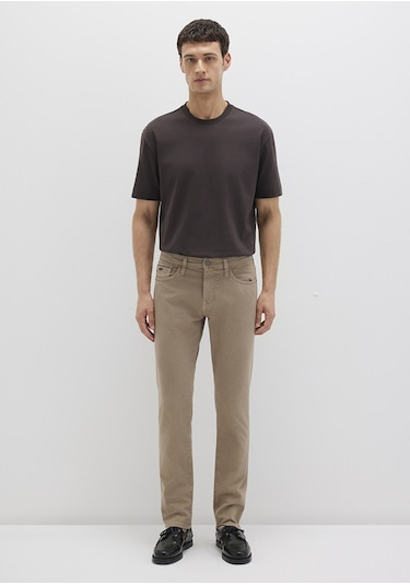 Mavi 0042281549 Jake Comfort Gabardin Erkek Pantolon Bej
