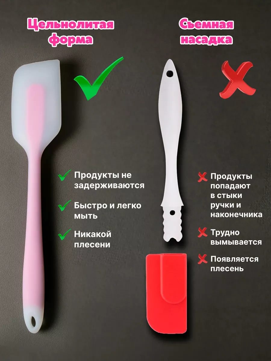 Idei Dla Kuhni Silikon Mutfak Spatulası 226288523 Pembe