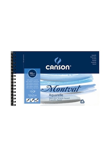Canson Montval 300 Gr 24 X 32 Cm Suluboya Defteri 12 Yaprak
