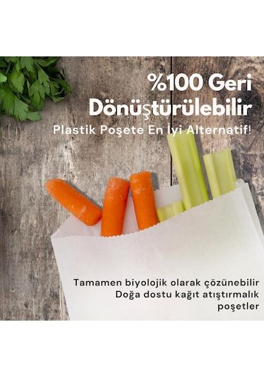 Kraft Körüklü Beyaz Yağlı Kese V Taban Butik Hediye Paketi