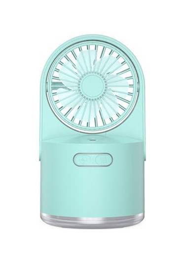 2000ma Elle Tutulan Fan, Güçlü Rüzgar Gücü, Basit, Taşınabilir Ve Sessiz Plastik Fan 2371 Yeşil