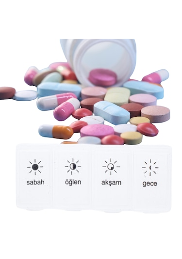 1 Adet Günlük İlaç Kutusu İlaç Kutusu Düzenleyici