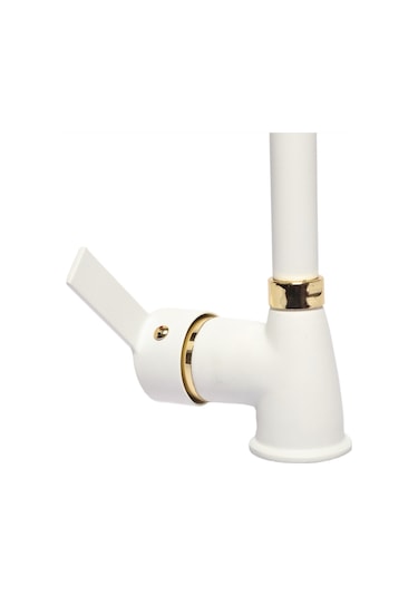 Faumix E.m.a Beyaz Gold Lavabo Bataryası
