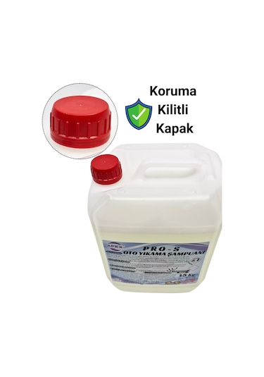 Fırçasız Oto Yıkama Şampuanı 5 Kg, Araç Köpük Şampuanı 1/60