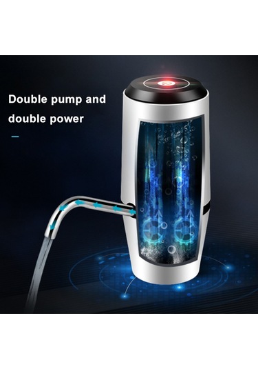 Leezsing Elektrikli Otomatik Pompa Dağıtıcı Su Şişesi Pompası Usb Şarjlı İçme Suyu Pompası Dokunmatik Kontrol Ev Ofis İçin