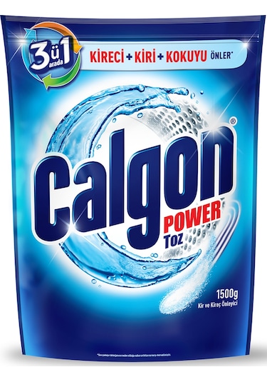 Calgon Çamaşır Makinesi Kireç Önleyici Toz Deterjan 1500 G