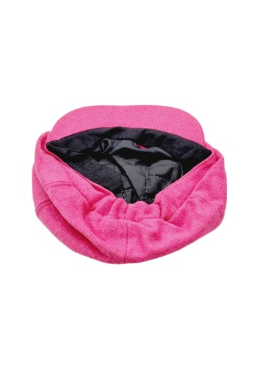 Uniquetrenders Kadın Arkadan Lastikli Kışlık Baretta Şapka Fuşya