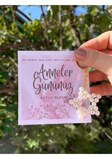 15 Adet İnci Yıldız Anahtarlık Nikah Düğün Kına Nişan Sünnet Hafizlik Vers. 33