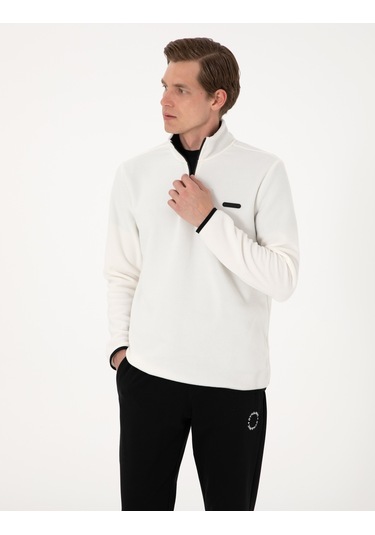 Pierre Cardin Erkek Beyaz Sweatshirt 50314056-vr013 Beyaz