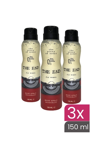 The End Kadın Deodorant 3 x 150 ML
