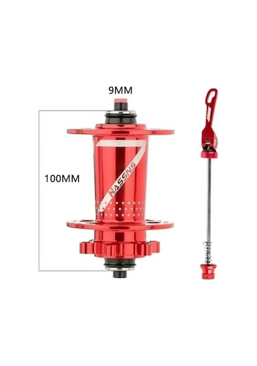 Hassns Pro7 Ön Arka Göbek Seti 32 Delik Kırmızı