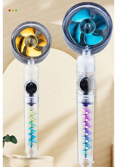 Dmr Turbo Pervaneli Duş Başlığı Inox