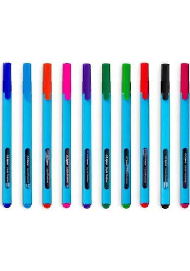 F8027 Fınelıner Kalem Pvc' Li 10'lu Set 10 Renk