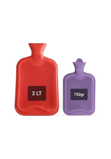 2'Li Vichy Sıcak Su Torbası Büyük 2 Litrelik + 750 Gr Küçük