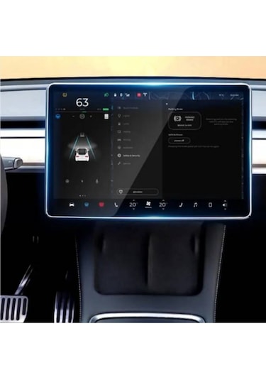 Tesla Model Model Y 15 İnç 2017-24 Navigasyon Multimedya 9h Nano Ekran Koruyucu