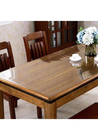 Argezemin Pvc Kalın Kaymaz Masa Örtüsü Koruyucu