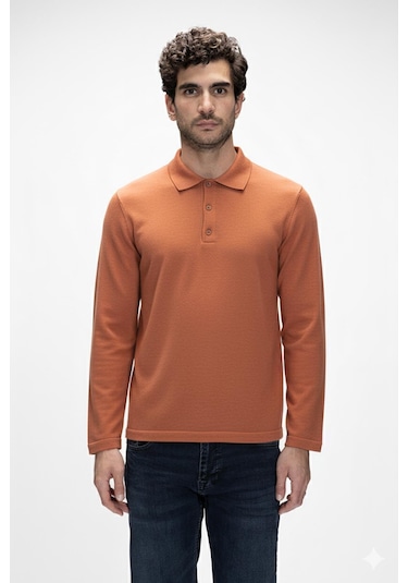 Bad Bear Kuger Tarçın Polo Yaka Erkek Triko Kazak Tarçın