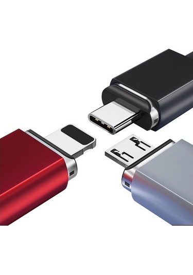 Fitplus Manyetik Mıknatıslı Lightning Hızlı Şarj Kablosu Qc 3.0 S (417855472)